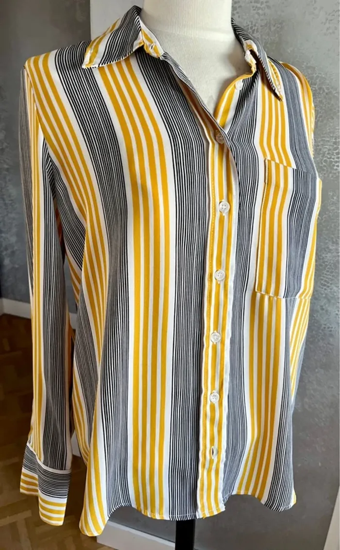 Chemise rayée mango