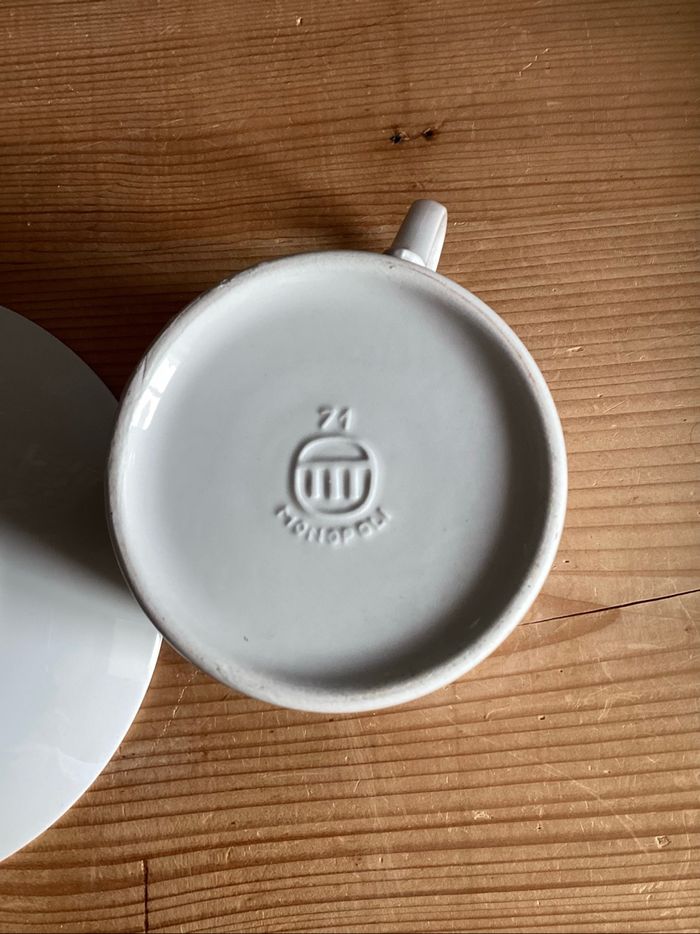 Grande tasse et soucoupe « poisson » - photo numéro 4