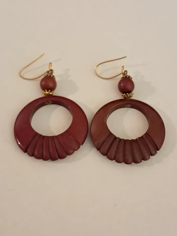 Boucles d oreilles pendantes vintages