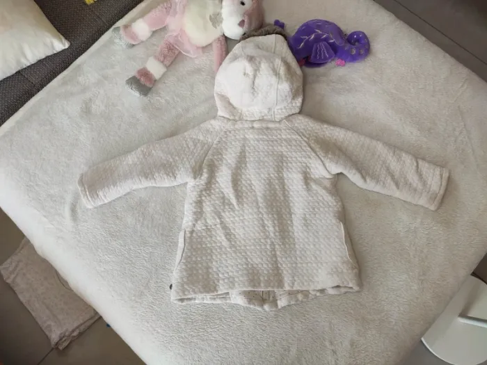 Manteau obaibi blanc 3 ans - photo numéro 4