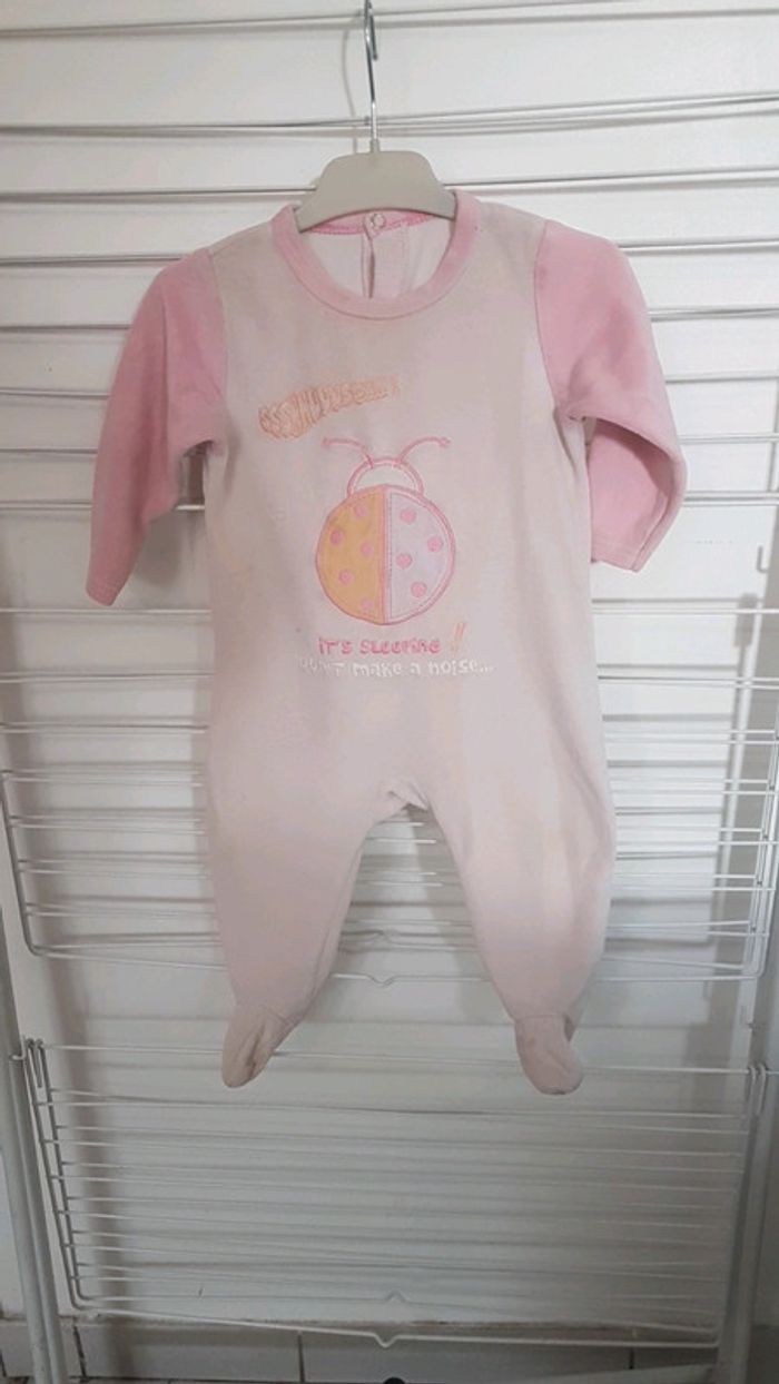 Pyjama chaud coccinelle 1 an