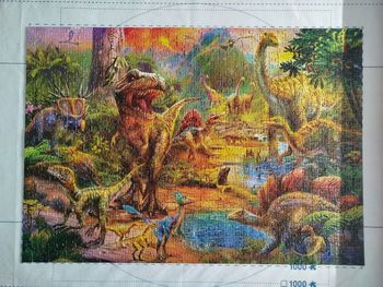 Puzzle 1000 pièces dinosaures