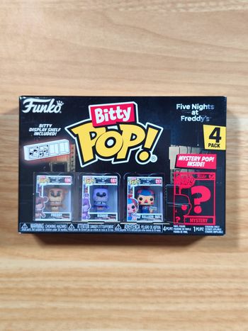 Boîte De 4 Bitty Pop! FNAF - Freddy Bonnie Balloon Boy + Mystery Pop!