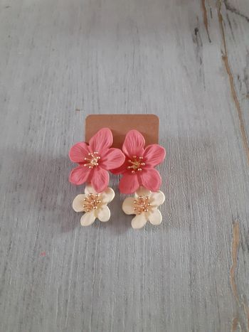 Boucles d'oreilles fleurs