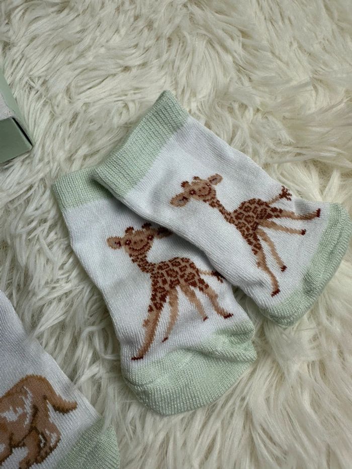 Coffret de 3 paires de chaussettes Wrendale Little wren taille 0-3 mois - photo numéro 4