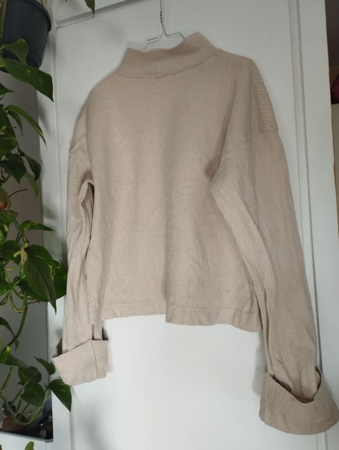Pull beige Zara - photo numéro 2