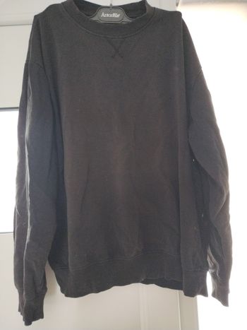 Sweat noir col rond Pure Basic – Taille XL – Bon état

