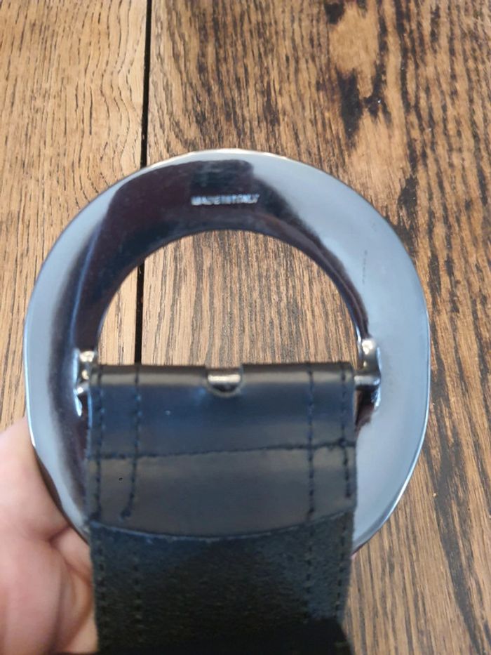 Jolie Ceinture noire cuir 1906 by Blue Star 100cm - photo numéro 17