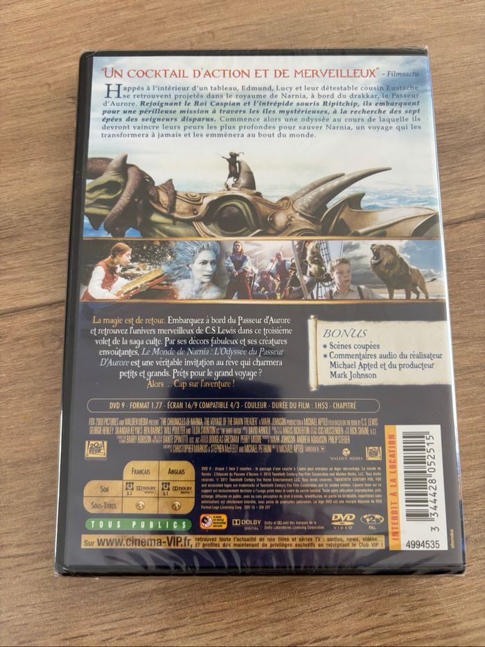Dvd le monde de Narnia L’odyssée du passeur d’Aurore - photo numéro 2