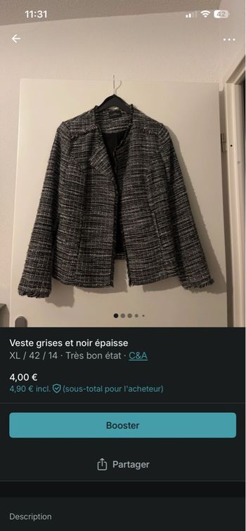Veste grise 