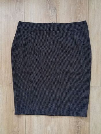 Jupe noire à pois t38/40
