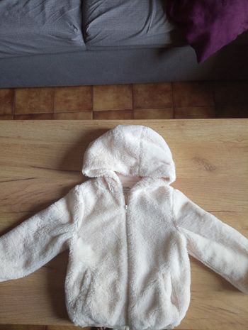 Veste peluche fille