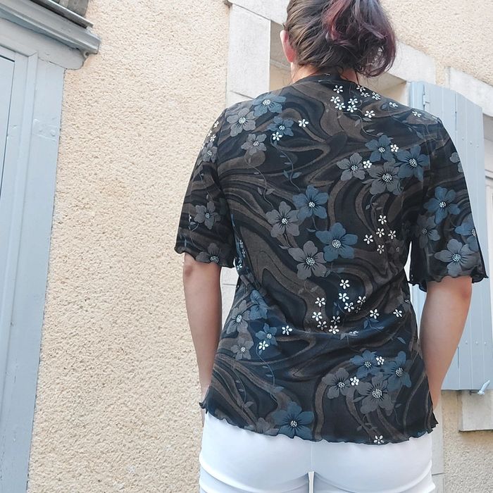 Magnifique top Vintage taille L - photo numéro 3