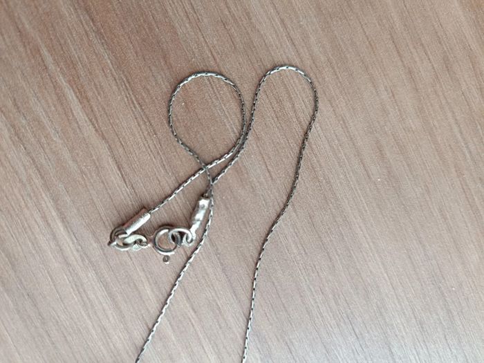 Collier ambre et argent - photo numéro 6