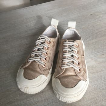 Sneakers fille rose a paillettes 25