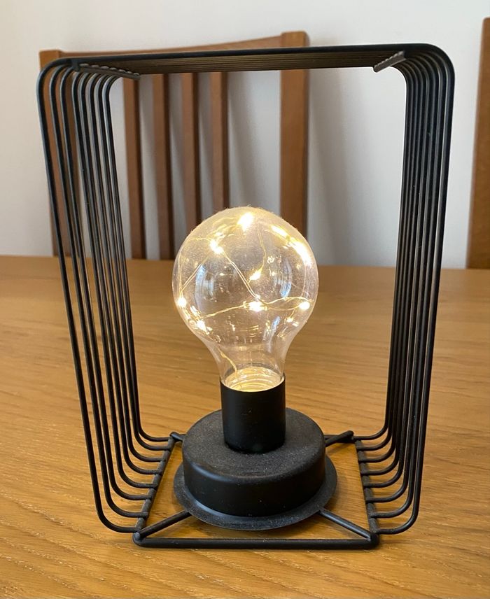 Lampe décorative métal filament led - photo numéro 2