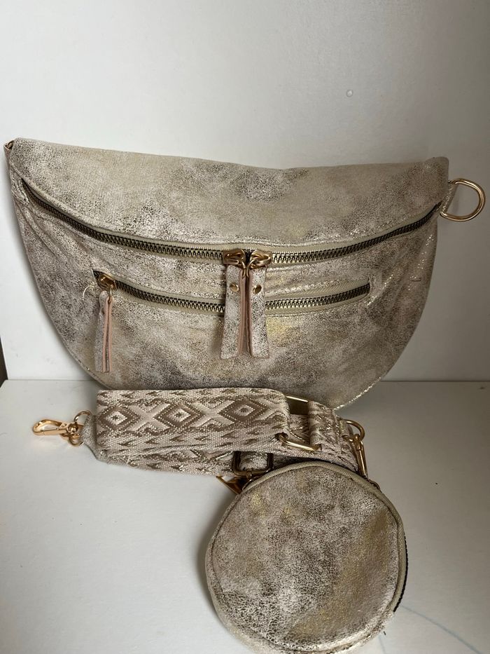 Sac banane bandoulière toile - photo numéro 8