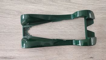 Carcasse extérieure verte pièce détachée miniature jaguar SS 100 1937 1/18 burago #B62