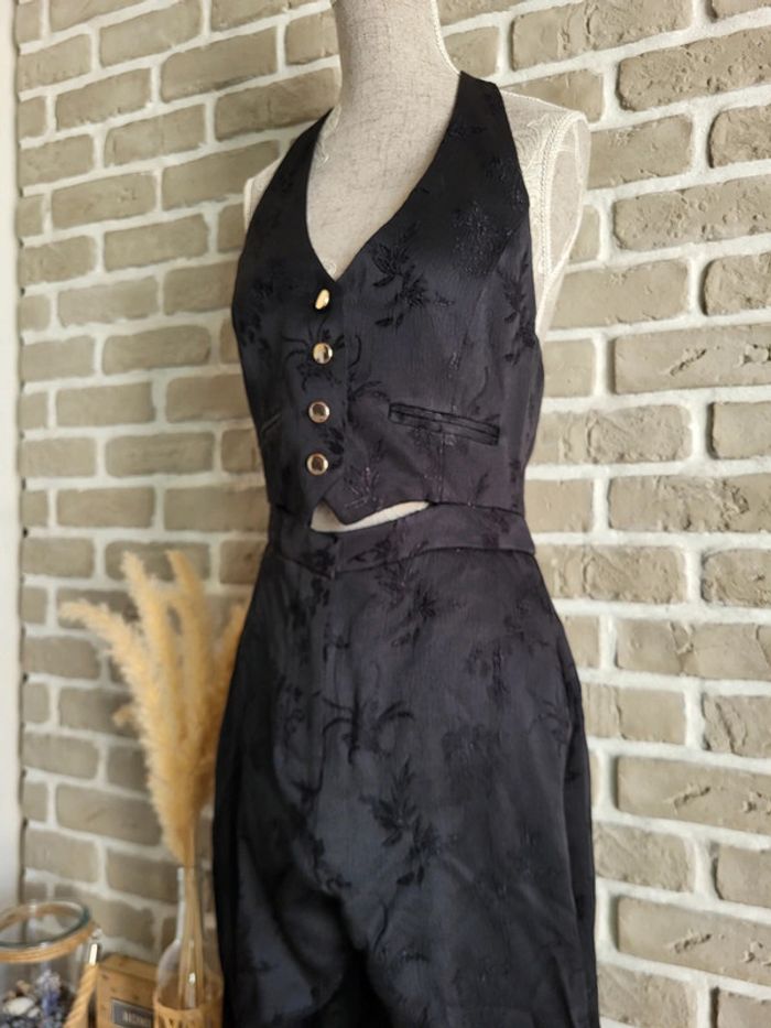 Magnifique combinaison dos nu noire Zara - Neuve avec étiquette - photo numéro 10