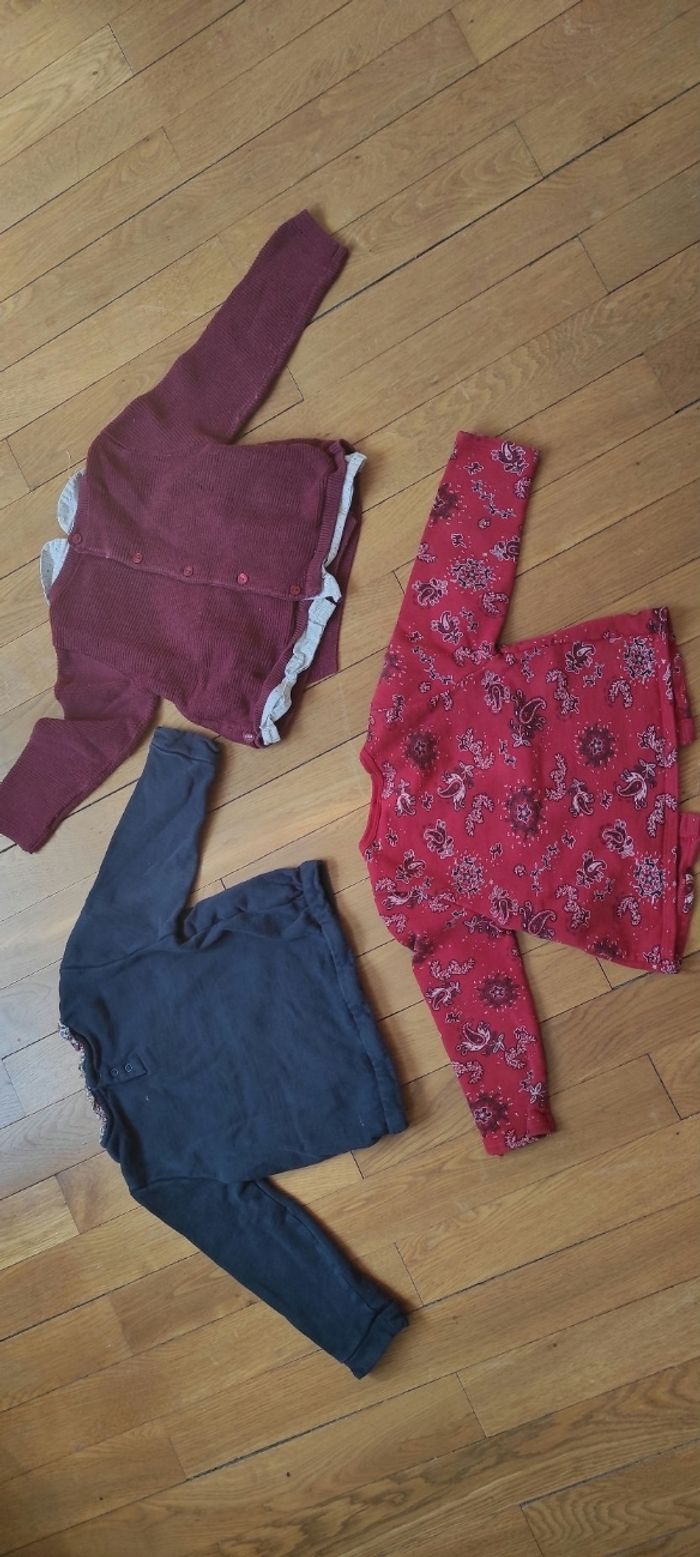 Lot de 2 gilets et 2 pulls sergent major obaibi 24 mois 86cm - photo numéro 4