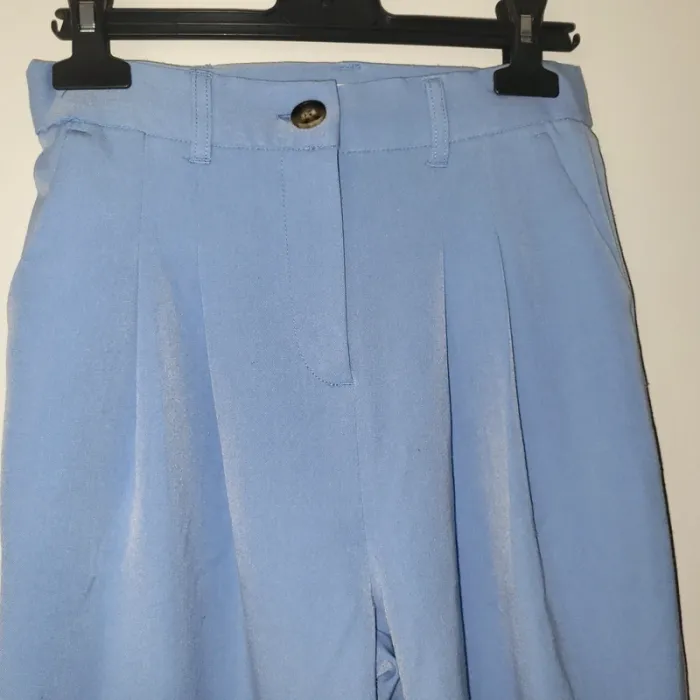 Gémo- pantalon à pinces bleu taille 10 ans - photo numéro 3