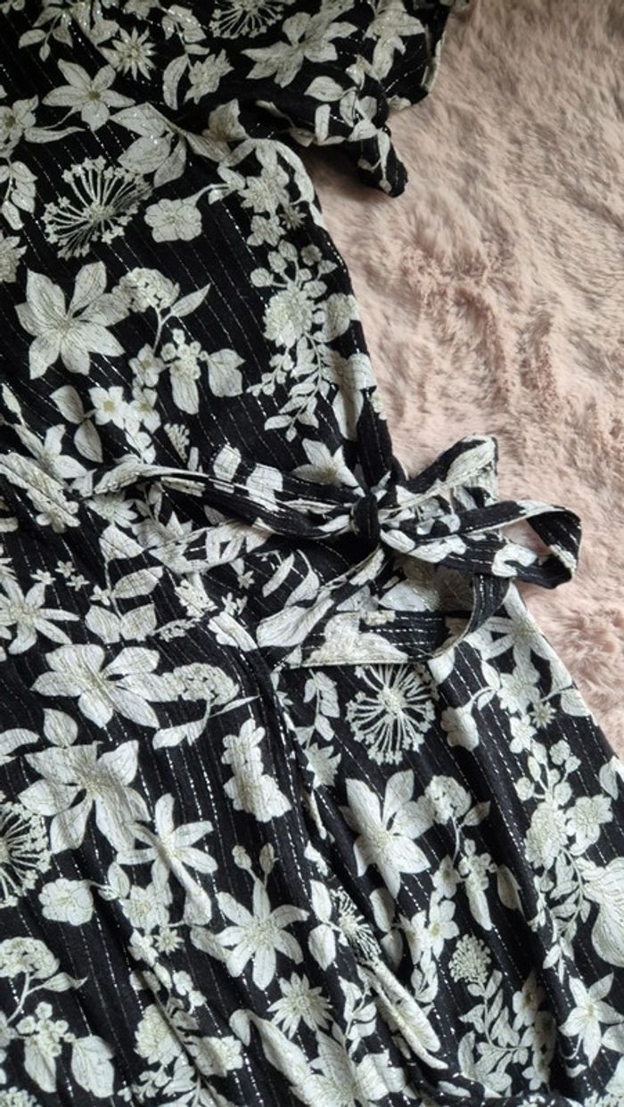 Robe porte feuille longue chic à fleurs GOA 🌺 Taille M - photo numéro 3