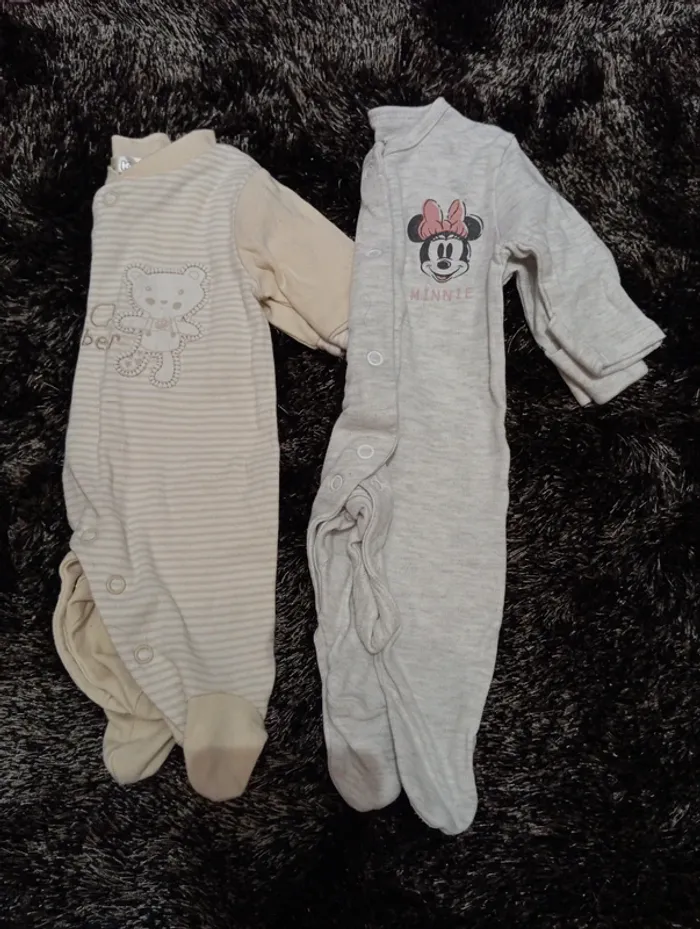 Lot vêtements bébé fille taille naissance - photo numéro 2