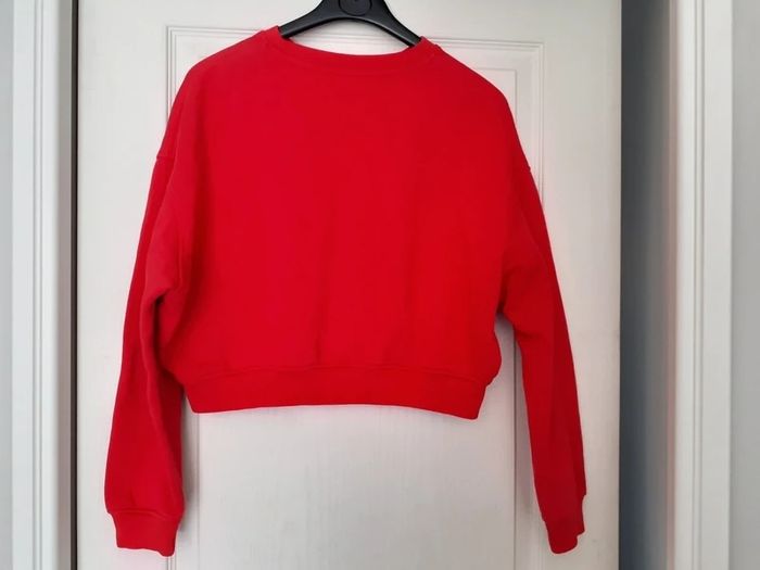 Sweat rouge taille XS - photo numéro 4