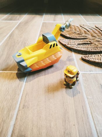 🐾Pat patrouille - Figurine Ruben et son Véhicule de Construction