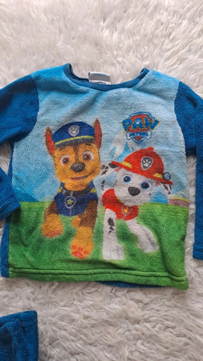 Pyjama chaud paw patrol 5ans - photo numéro 2