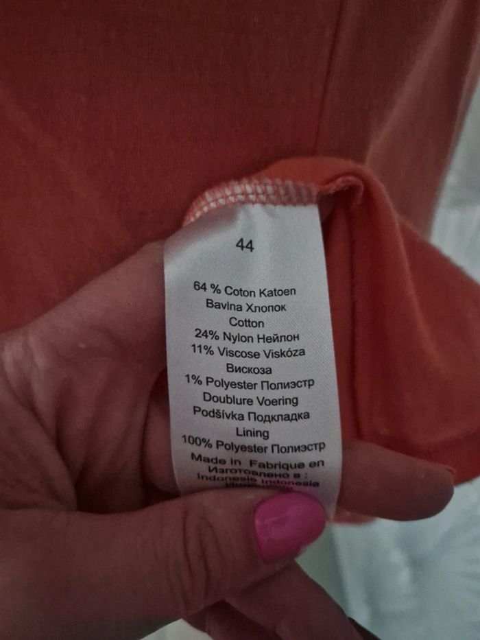 Jolie robe blanche porte dentelle doublée taille 40 - photo numéro 7