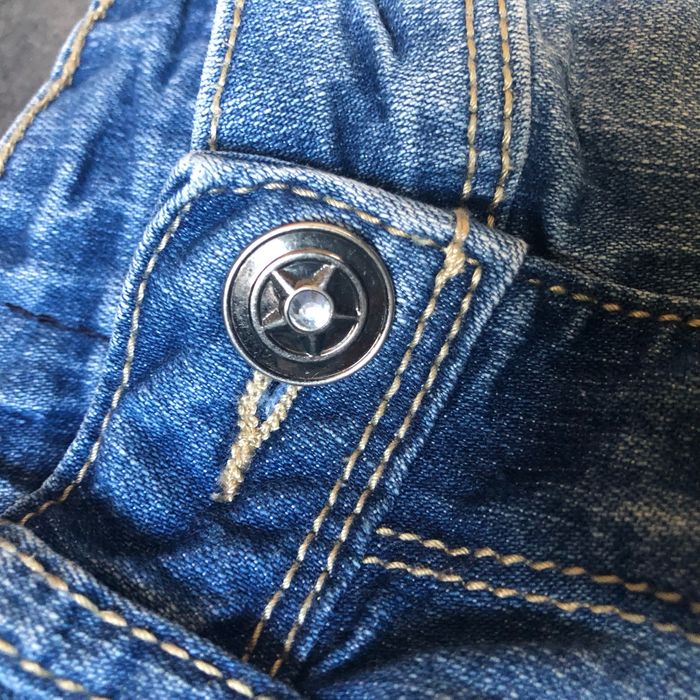 Short en jeans bouton strass 2 ans Punkidz - photo numéro 2
