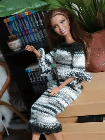 Robe longue pour barbie