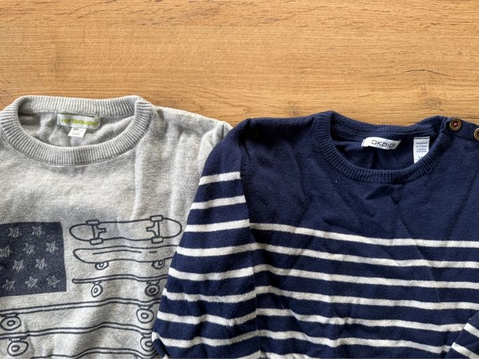 Lot de 2 pulls fins 5 ans - photo numéro 3