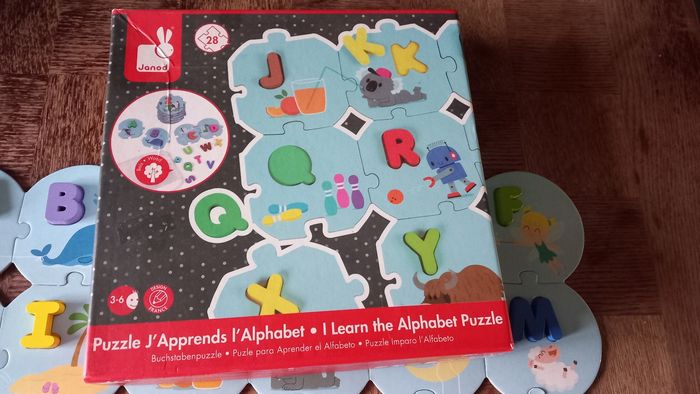 Puzzle j'apprends l'alphabet  3-6ans