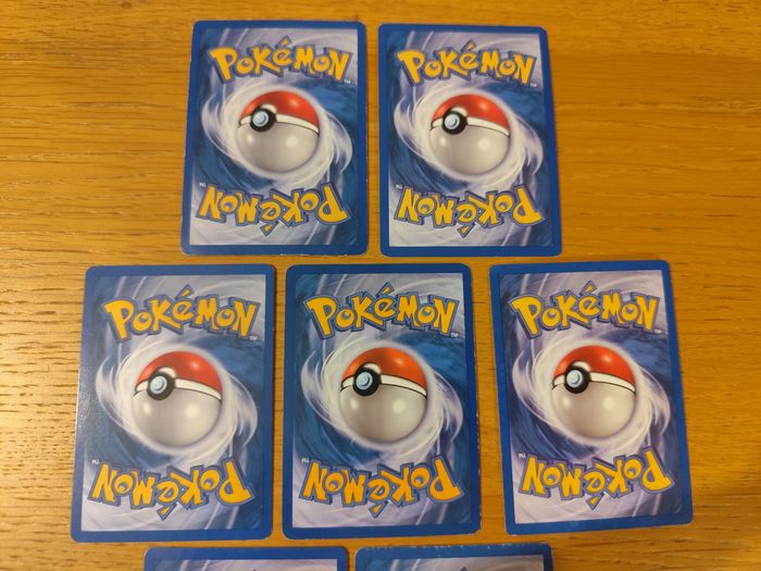 Lot 9 cartes Pokémon bloc ex vintage bon état dragons rouge feu vert feuille holon - photo numéro 5