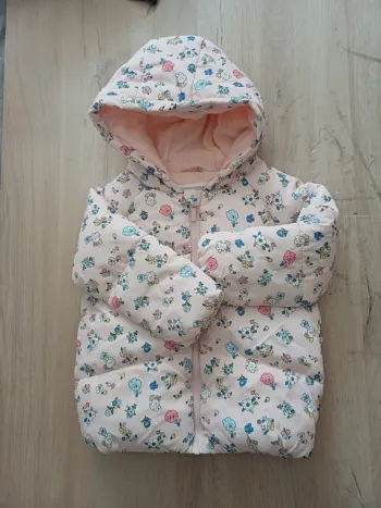 Manteau doudoune fleuri primark