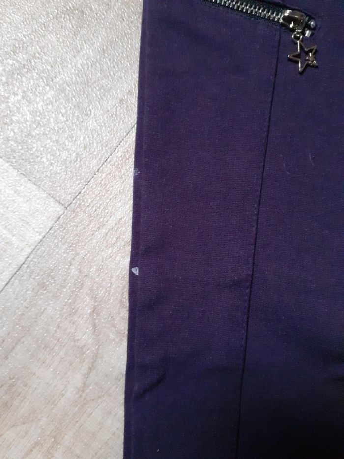 Pantalon fille violet 4 ans - photo numéro 4