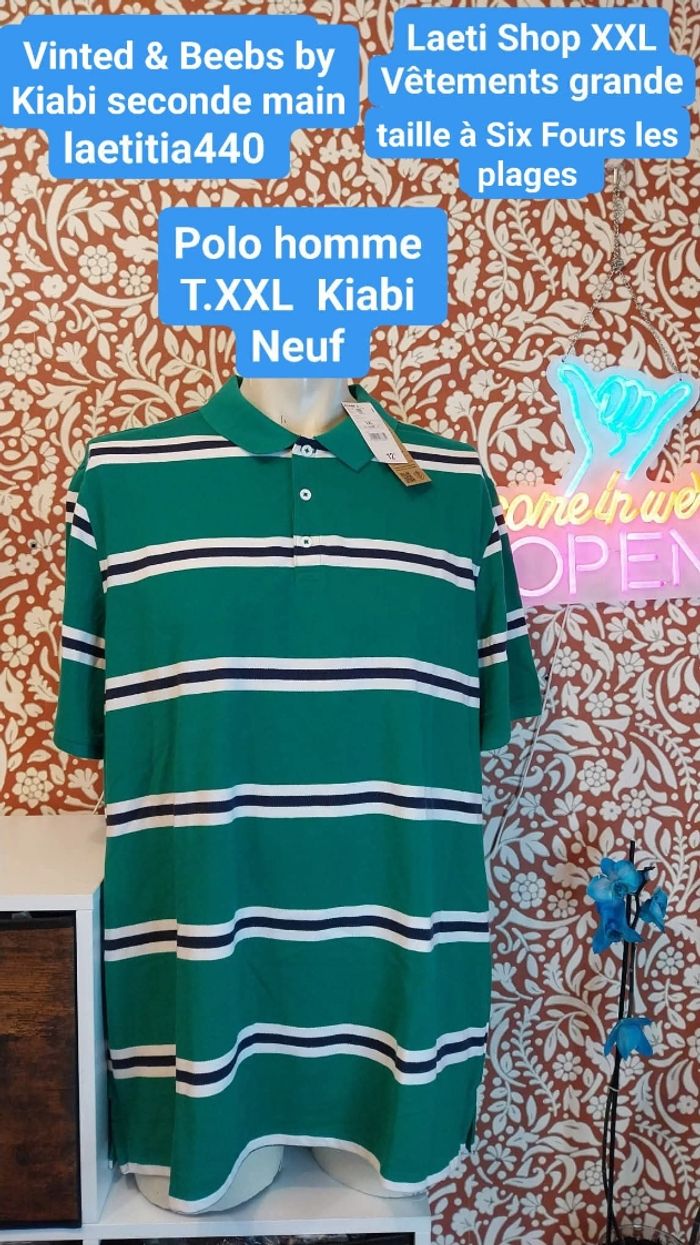 Polo homme T.XXL Kiabi