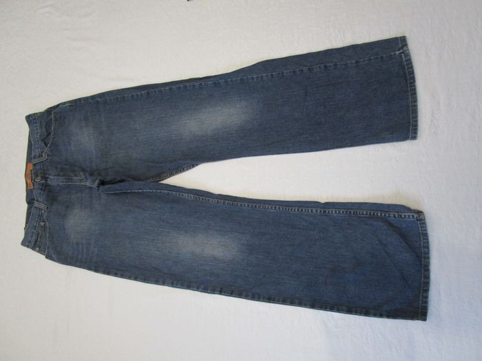 Jean femme LEE Dungarees coupe Bootcut Relaxed High Rise Taille 40 W30 L34 Bleu (J259) - photo numéro 2