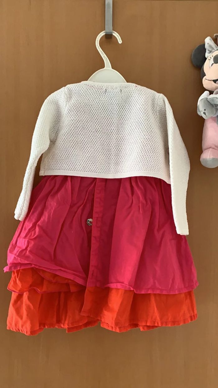 Robe Kenzo à bretelles et boléro 18 mois - photo numéro 4