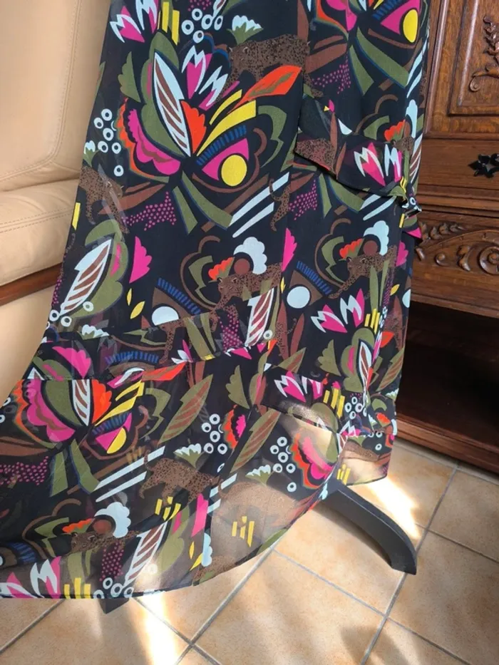 Superbe jupe motifs jungle - photo numéro 3