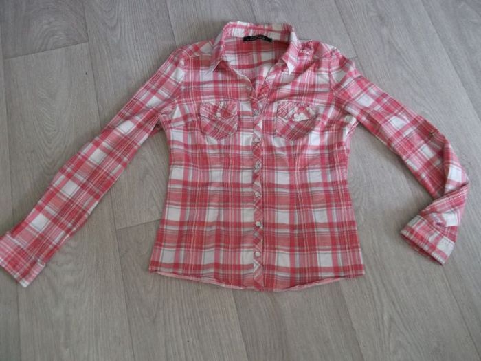 Chemise CACHE CACHE multicolore filaments argentés 40 TBE