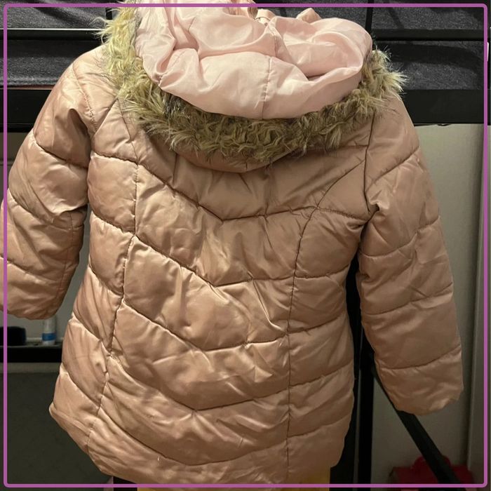 Manteau fille 5/6 marque hetm avec capuche épais - photo numéro 2