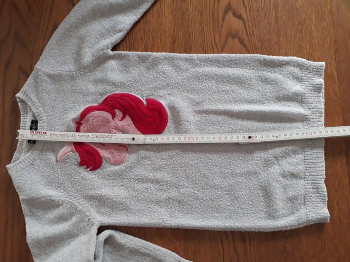 Pull robe gris avec une licorne In extenso  6 ans - photo numéro 5