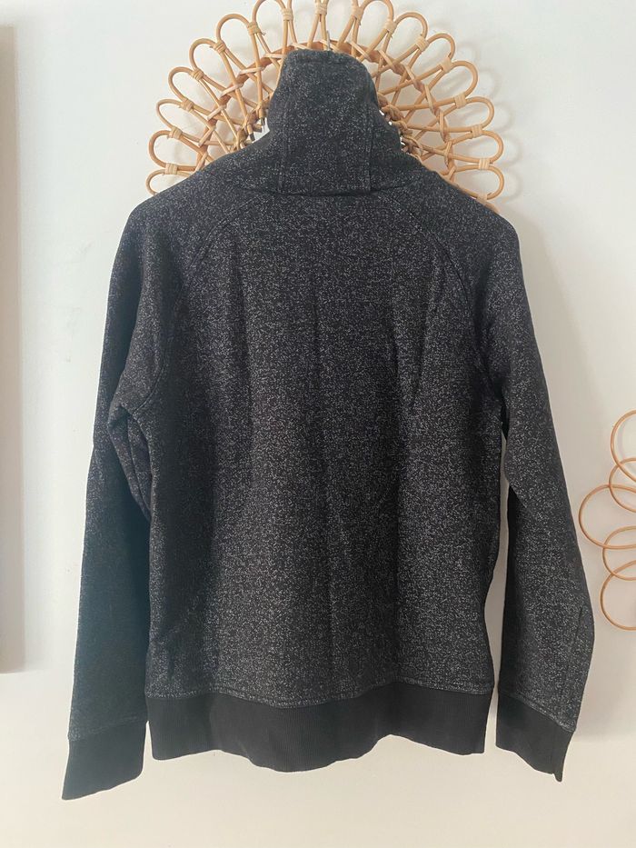 H&M Pull col relevé noir/gris Taille 38 - photo numéro 5