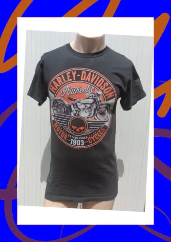 Tee shirt manches courtes S Harley Davidson