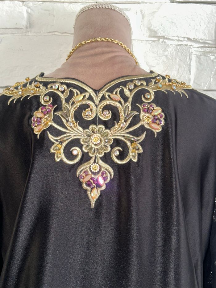 Robe chaouia neuve noire doré - photo numéro 10
