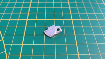 Support avant droit pièce détachée miniature 1/18 Citroën traction 15cv 1952 Maisto #B36