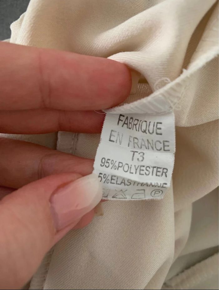 Short cargo beige crème Vintage Y2K T3 40 L - photo numéro 6